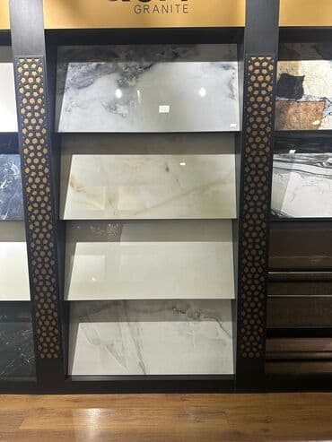 metlax satilir: Keramoqranit üçün 60x120, 60x90 ölçüdə vitrinlər.Maöaza bağlanır,ona — 1