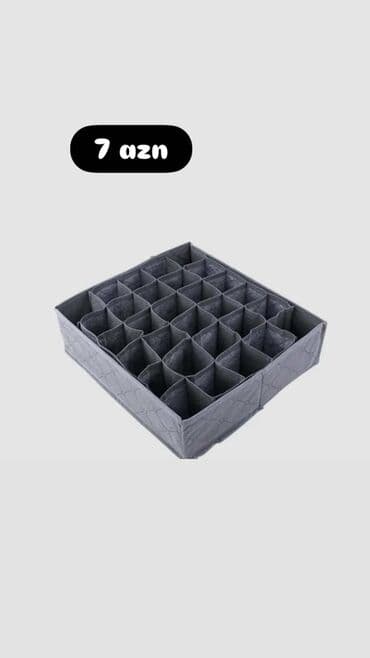 женские украшения баку: - 24 bölməli parça təşkilatçı qutu – corab, alt paltarı, aksesuar və — 1