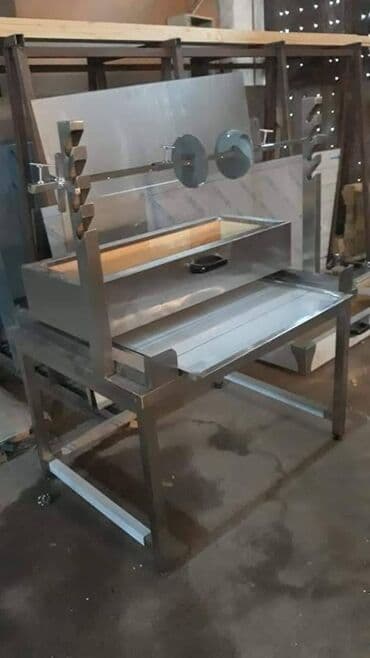 ət çəkən maşinlar: Manqallar paslanmaz poladdan bütün növ restoran mətbəx — 5