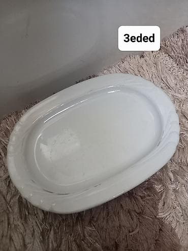 servis destleri: Nahar dəsti, rəng - Ağ, Keramika — 5