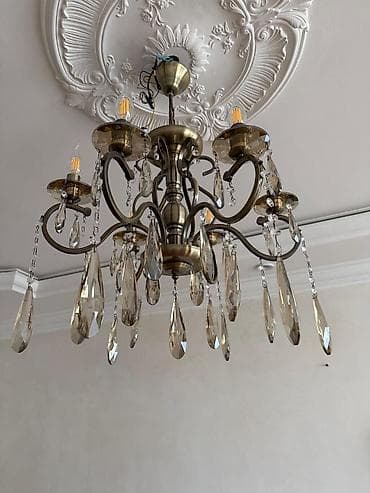 Çılçıraq, 5 lampa, Metal