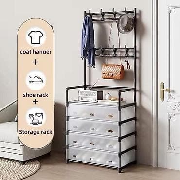 dəhliz mebeli: Giriş üçün çoxfunksiyalı asılqanlı ayaqqabı və saxlama sistemi - — 5