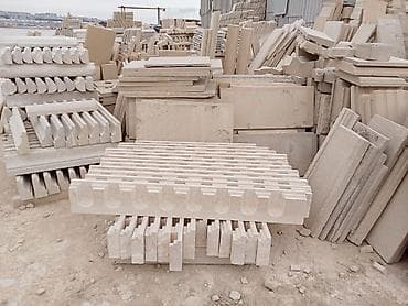 taxta material: Qobustan qranit daşından dekor və tikinti məhsulları - Material — 9