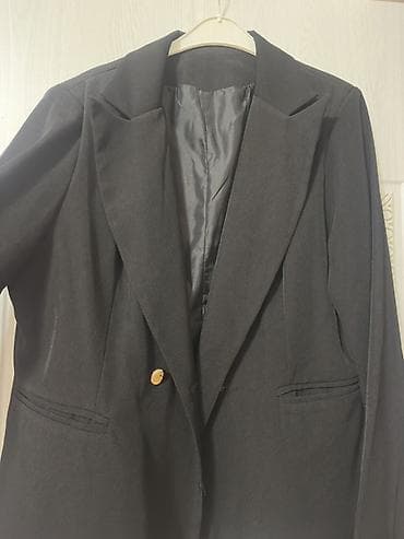 cins şalvar: Qadın üçün klassik qara pencek. bir defe tedbire geyilib. xxl olcu - — 2