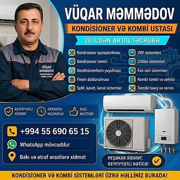 epson a3 printer: Təmir, Split kondisionerlər, Quraşdırılma — 1