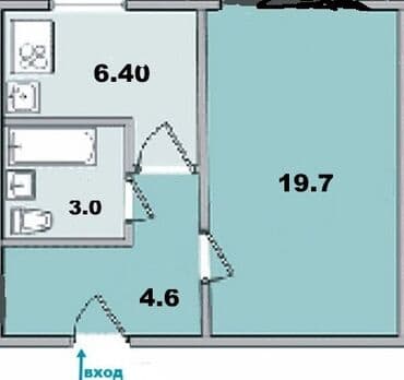 купить 1 комнатную квартиру в баку: Масазыр 1 комната, 30 м², Есть кредит, Свежий ремонт — 6