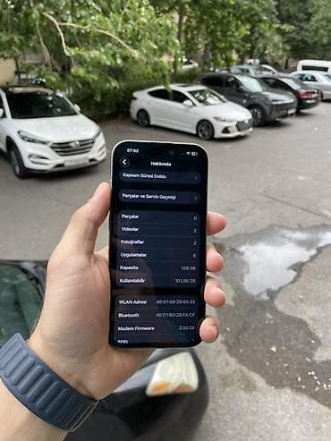 qulaqcıq iphone: IPhone 15 Pro, 128 GB, Gümüşü, Face ID — 10