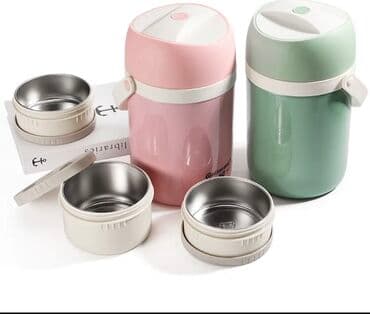 yaşıl pərdə: Rəng - Yaşıl, Yəmək üçün termos — 3