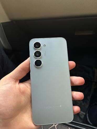 tecno camon 30s: Tecno Spark, 256 GB, rəng - Gümüşü, Barmaq izi — 1