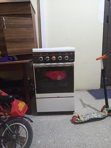 tok peçi: Qaz sobası “Karpatı 17” - 4 gözlü qaz plitəsi, metal ızgaralar - — 1