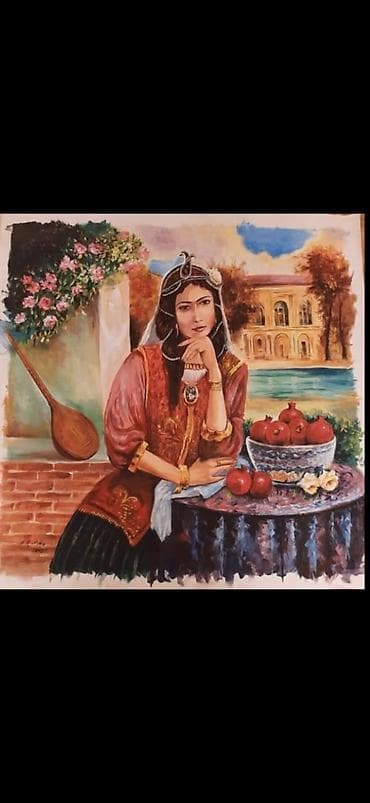 Rəsm əsəri Ölçü: 80×80 sm Kətan, akrilik boya Qiymət: 1000 AZN