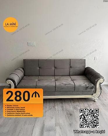 kunc divan kredit: Divan, Açılan, Bazalı, Vеlur parça, Şəhərdaxili pulsuz çatdırılma — 1