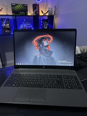 dell inspiron 15: HP noutbuk - Ekran: 15.6" geniş ekran, nazik çərçivə - Klaviatura — 1