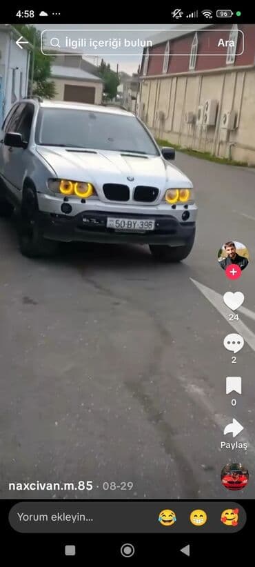 disk təkər type 0 per page 40: BMW X5 (E53) – gümüşü rəng, qara detallarla. Xüsusiyyətlər: - LED — 3