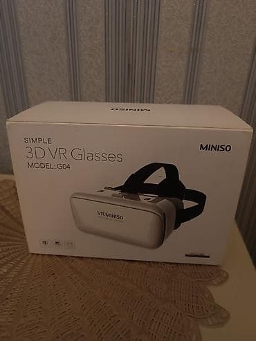 Eynəklər: MINISO Simple 3D VR Glasses – Model: G04 VR MINISO virtual reallıq — 2