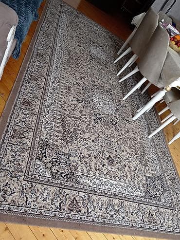 antik xalca: Xalça – klassik naxışlı, bej‑boz tonlarda - Üslub: Şərq klassik — 2