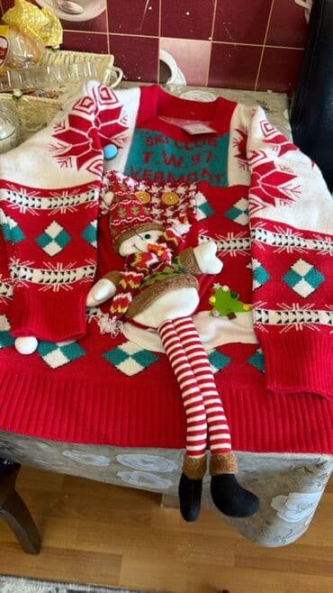 Çəngəllər: Məhsul: Yeni il temalı trikotaj sviterlər - Brend: ZeZe Collection — 6