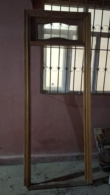 Декоративные панели для стен: Taxta otaq qapıları və qutu dəsti - Material: kütük taxta (təbii — 4