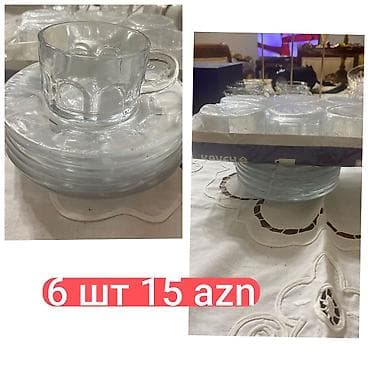 Çay dəsti, Şüşə, 6 nəfərlik