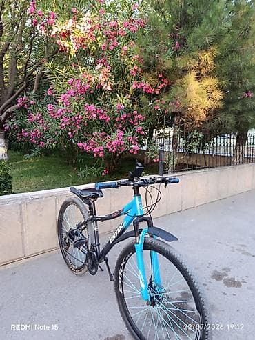 velesebetler: Dağ velosipedi BMX GTR mat qara/göy rəng -29 ÖLÇÜ TƏCİLİ SATILIR — 1