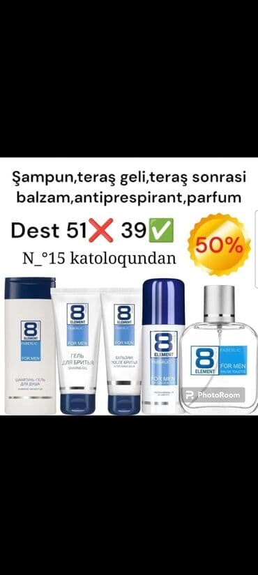 100 ml 8 Element Sport Ətri 400 ml Şampun&Duş Geli 100 ml lalafo.az -da 100 ml 8 Element Sport Ətri 400 ml Şampun&Duş Geli 100 ml