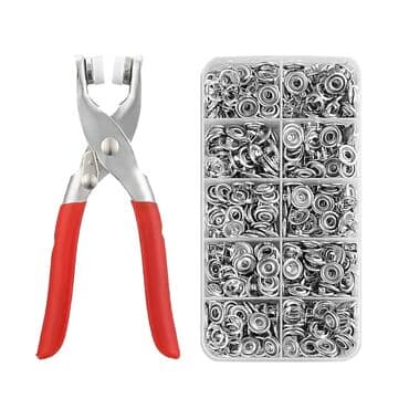 bərbər qayçı: Düymə bərkidən kəlbətin! 200 set düymə qutuya daxildir! 🛍️Onlayn — 1