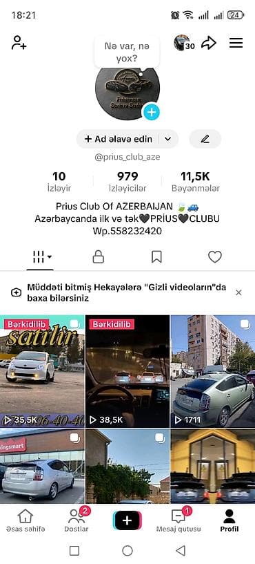 Paltar tikişi: Məhsul/Xidmət: Prius Club of Azerbaijan – Toyota Prius sahibləri və — 2