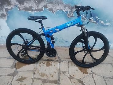 bmx bike: Toba qatlanan dağ velosipedi - Rəng: mavi - Çərçivə: qatlanan — 2