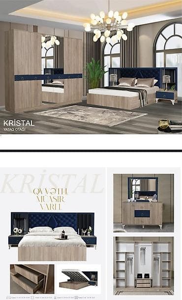 İkinəfərlik çarpayı, Dolab, Termo, Tumba, Yeni