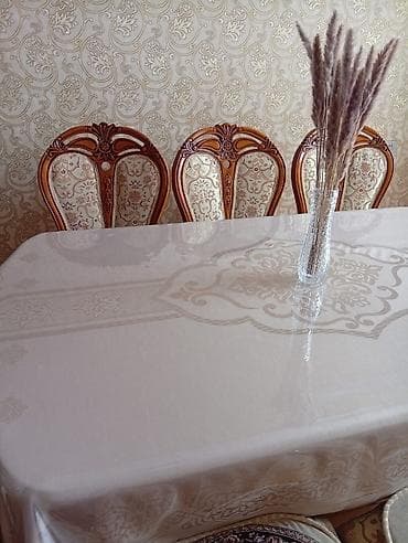 Для гостиной, Нераскладной, Прямоугольный стол, 8 стульев — 1