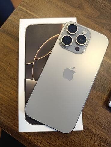 iphone 15 pro max plata: IPhone 16 Pro, 128 GB, Natural Titanium, Face ID — 2