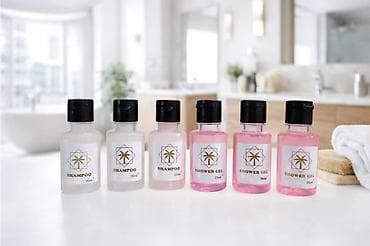 Paltar tikişi: Təmizlik və zəriflik bir arada! Səyahət üçün ideal 35 ml Şampun və Duş — 1