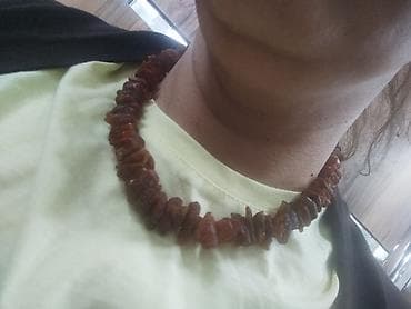 kehrebe: Kəhrəba boyunbağı Tam orijinal kehraba sep. (Yantar) Zob xesteliyinin — 3