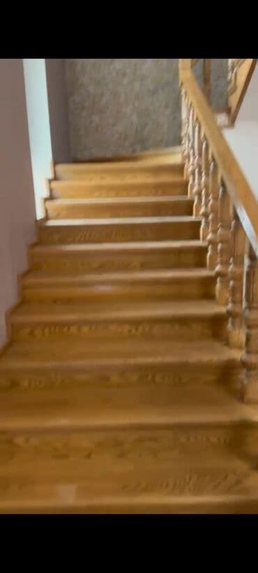 pəncərə taxta: Tam ağacdan oyma pilləkən – hazır komplekt - Material: təbii ağac — 5