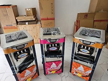Dondurma aparatı Goshen 3 rəngli Yumşaq Dondurma Maşını ✅️ Stolüstü — 3