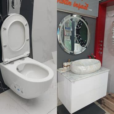 биде накладка на унитаз: Yeni, Unitaz, Monoblok, Kredit var, Zəmanətli, Rayonlara çatdırılma — 87