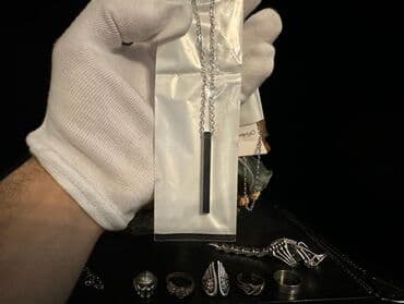 boyunbağı gumuş: Boyunbağılar, üzüklər, qolbağı ◻️◼️ 🔸Yeni boyunbağı və üzüklər — 1