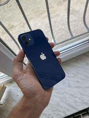 electronics iphone: IPhone 12, 256 GB, Mavi, Simsiz şarj — 1