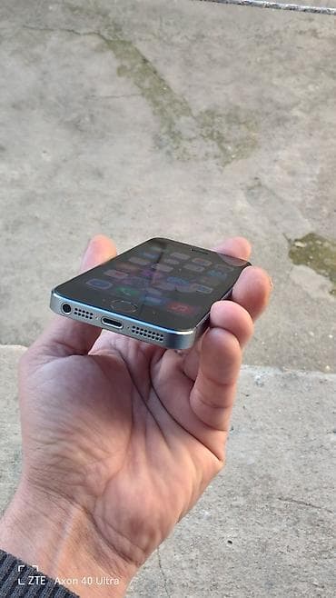 Аудиотехника: IPhone 5s, Space Gray, Отпечаток пальца — 1