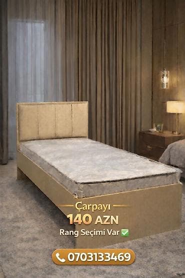 qedimi kravat: Təknəfərlik çarpayı, Bazalı, Matras ilə, Siyirməsiz — 5