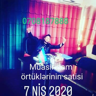 dam örtükləri rəngləri: Metal dam örtükləri, rəng - Yaşıl, Pulsuz çatdırılma, Zəmanətli, Kredit yoxdur — 22