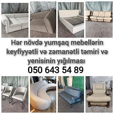 Mebellərin təmiri, bərpası Pulsuz çatdırılma