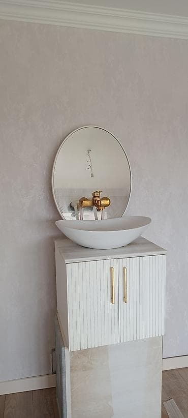 Vanna otağı üçün lavabo dəsti - Kompakt dəst: şkaf, üst mərmər səth — 3