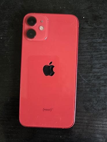 ayfon 8 plus 128 gb: IPhone 12 mini, 256 GB, Qırmızı, Simsiz şarj — 3
