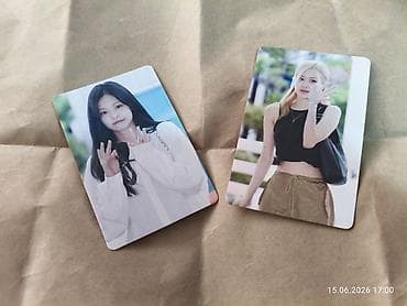 BLACKPINK Jennie & Rosé Fotokartları 🎀 Kolleksiyamdandır — 3