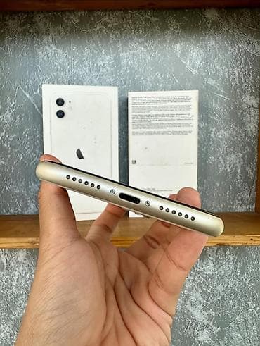 apple watch 1: IPhone 11, 128 GB, Ağ, Zəmanət, Kredit, Face ID — 5