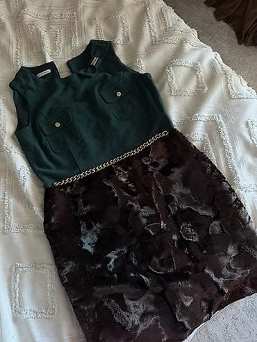 İki materialdan kombinə edilmiş don. made in italy