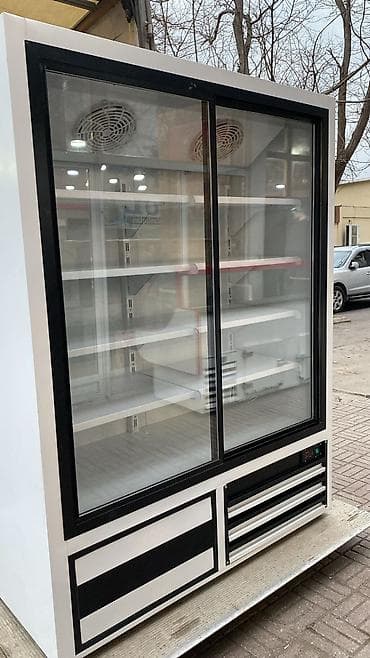 Mağaza/vitrin tipli soyuducu vitrin - Şüşə sürgülü iki qapı