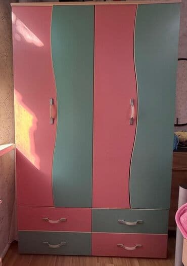 Qida məhsulları: Oğlan və qız üçün, 4 qapılı, Açılan, Düz dolab — 1