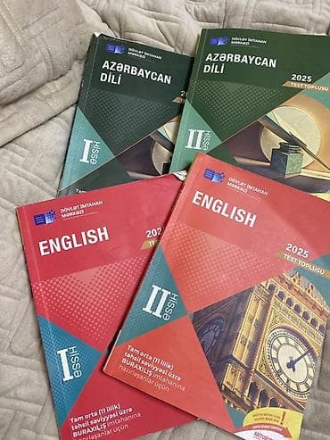 ingilisce: DİM 2025 test topluları – Azərbaycan dili və English (I və II hissə) — 1